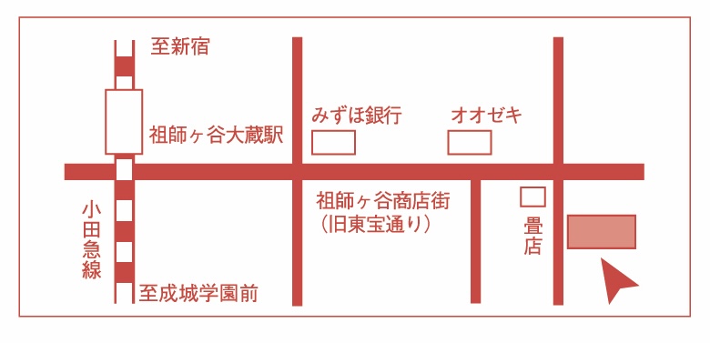 井上バレエ学園マップ